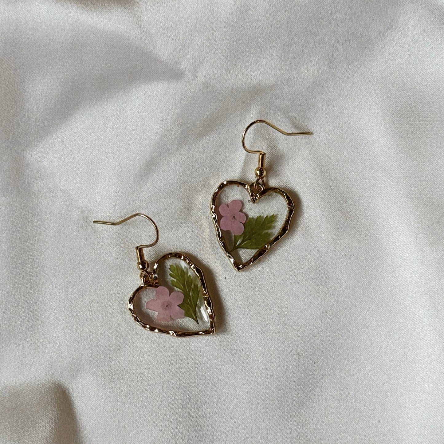 Boucles d'oreilles - Pink Heart